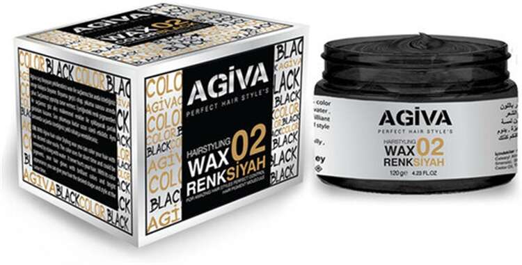 Agiva - Agiva Color Wax 02 Saç Renklendirici 120 GR Siyah