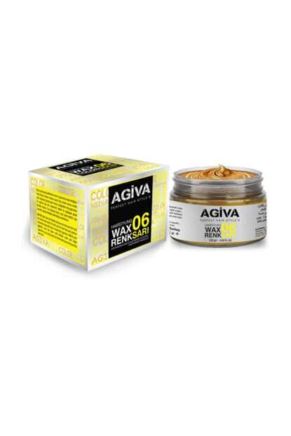 Agiva - Agiva Color Wax 06 Saç Renklendirici 120 GR Sarı