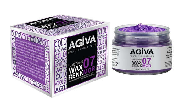 Agiva - Agiva Color Wax 07 Saç Renklendirici 120 GR Mor