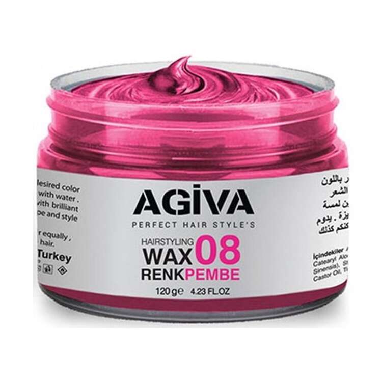 Agiva - Agiva Color Wax 08 Saç Renklendirici 120 GR Pembe