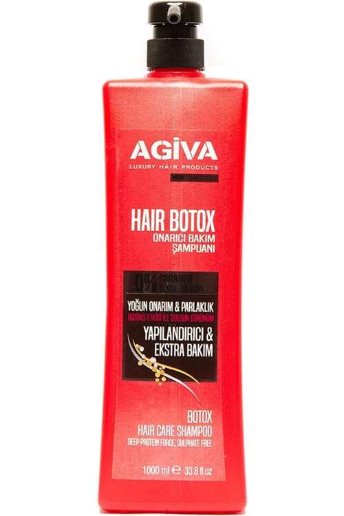 Agiva - Agiva Hairbotox Onarıcı Bakım Şampuanı 1000 ML