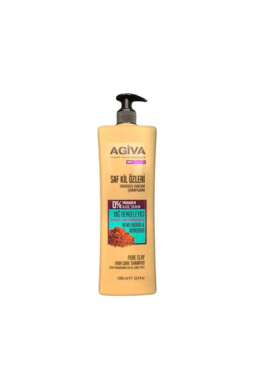 Agiva - Agiva Saf Kil Özleri Onarıcı Şampuan 1000 ML