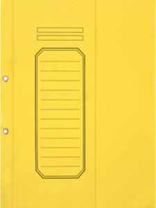 ALEMDAR - Alemdar Sarı Telli Yarım Kapaklı Karton Dosya