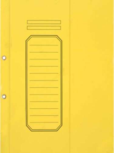 Alemdar Sarı Telli Yarım Kapaklı Karton Dosya