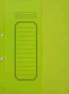 ALEMDAR - Alemdar Yeşil Telli Yarım Kapaklı Karton Dosya