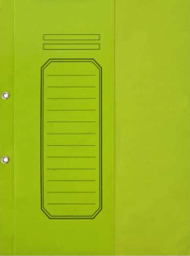 Alemdar Yeşil Telli Yarım Kapaklı Karton Dosya