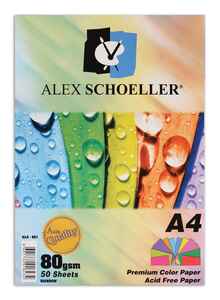 ALEX - Alex A4 5 Renk 50 Li Fotokopi Kağıdı Alx-621
