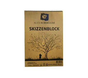 ALEX - ALEX KRAFT ESKİZ BLOK 35x50 15 YP SPİRALLİ ALX1175