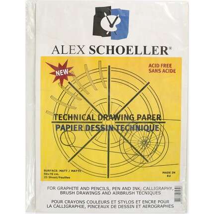 Alex Schoeller 50X70 Teknik Resim Kağ.200 Gr.25Li