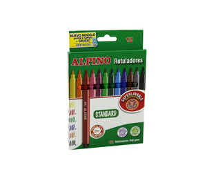 ALPINO - ALPINO 12 RENK KEÇELİ KALEM AR-1002