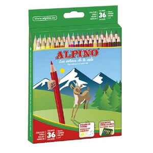 ALPINO - Alpıno 36 Renk Kuru Boya Kalemi Al-600