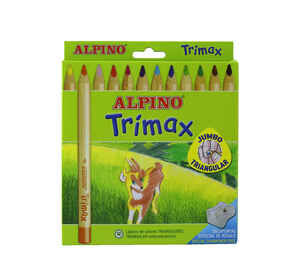 ALPINO - ALPINO TRIMAX JUMBO 12 Lİ KURU BOYA KALEMİ AL-113