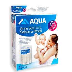 Aqua - Aqua Anne Sütü Saklama Poşeti 25 li