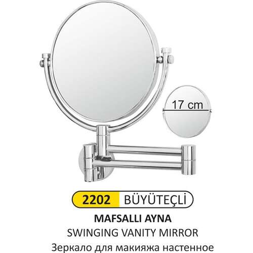 Arı Metal 2202 Makyaj Aynası Mafsallı