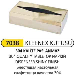 Arı Metal - Arı Metal 7038 Kleenex Kutusu Parlak 304 Kalite