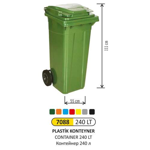 Arı Metal 7088 Konteyner 240 Litre