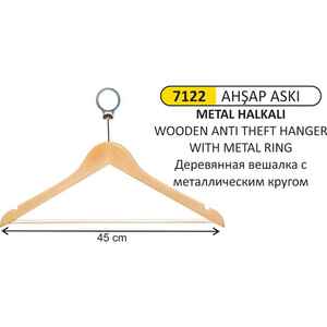 Arı Metal - Arı Metal 7122 Askı Ahşap Metal Halkalı