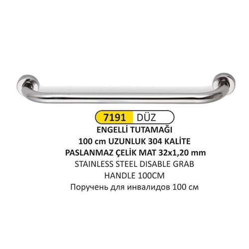 Arı Metal 7191 Engelli Tutunma Barı 100 Cm