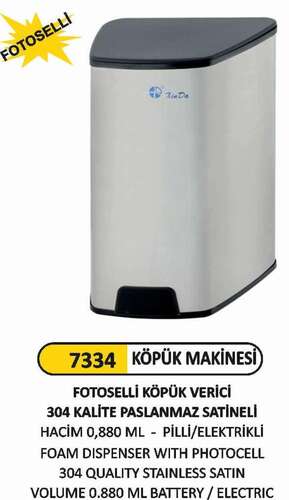 Arı Metal 7334 Fotoselli Köpük Verici Paslanmaz Satineli 880 ML