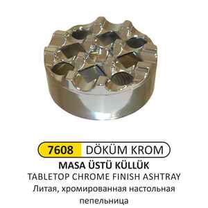 Arı Metal - Arı Metal 7608 Masa Üstü Küllük Döküm Krom