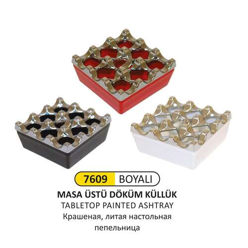 Arı Metal 7609 Masa Üstü Küllük Döküm Boyalı