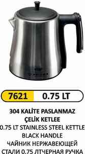 Arı Metal - Arı Metal 7621 Kettle 750 ML Paslanmaz