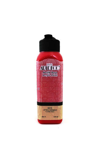 ARTDECO AKRİLİK BOYA 140 ML ATEŞ KRMIZI 070R-3015