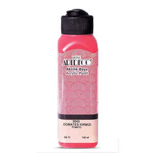 FANART-ARTDECO - ARTDECO AKRİLİK BOYA 140 ML DOMATES KIRMIZI 070R-3043