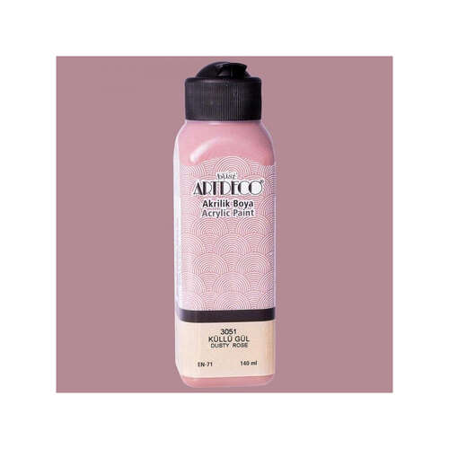ARTDECO AKRİLİK BOYA 140 ML KÜLLÜ GÜL 070R-3051