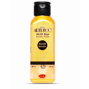 FANART-ARTDECO - ARTDECO MET. AKRİLİK BOYA 140ml ALTIN 3721