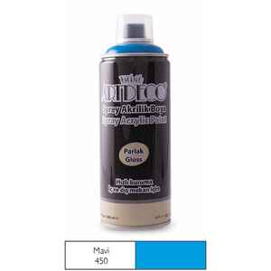 FANART-ARTDECO - ARTDECO SPREY AKRİLİK BOYA 400 ML MAVİ 450