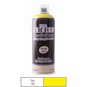 FANART-ARTDECO - ARTDECO SPREY AKRİLİK BOYA 400 ML SARI 150