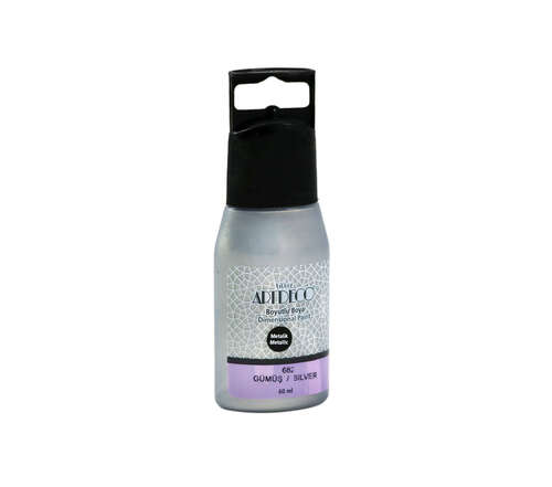 ARTDECO Y-040C-682 BOYUTLU BOYA 60 ml GÜMÜŞ