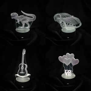 AVEC AV-333 3D PİLLİ + USB'Lİ MASA LAMBASI - Thumbnail