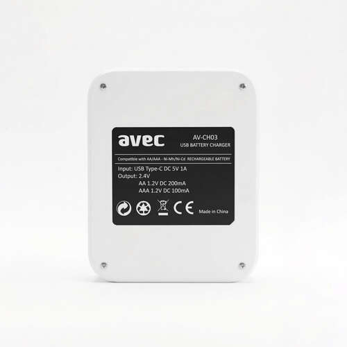 AVEC AV-CH03 USB PİL ŞARJ CİHAZI 4LÜ
