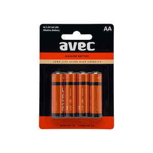 AVEC - AVEC LR6 ALKALİN KALEM PİL 4LÜ BLS. (1)