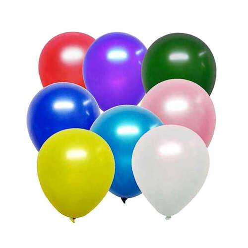 BALON METALİK 12 INC KARIŞIK RENK 100 LÜ
