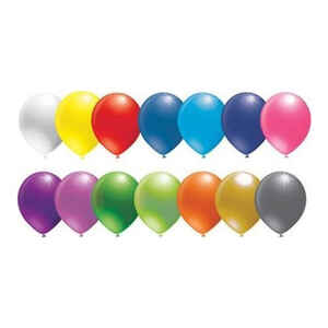MUHTELİF - BALON METALİK 12 INCH TEK RENK 100 LÜ AS BALON