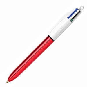 BIC - BİC 4 RENK FONKSİYONLU KIRMZI GÖVDE TÜKENMEZ KALEM 982877