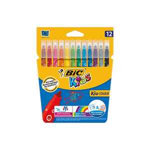 BIC - BİC KIDS COULEUR 12 RENK KEÇELİ BOYA 9202937