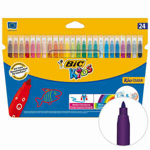 BIC - BİC KIDS COULEUR 24 RENK KEÇELİ BOYA 841800