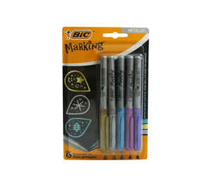 BIC - Bic Markıng 5 Renk Permanent Kalem 942861