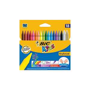 BIC - BİC PLASTIDECOR 18 RENK PASTEL BOYA 8297711