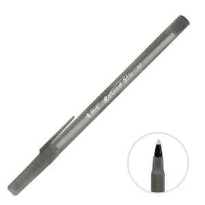 BIC - BİC ROUND STIC SİYAH TÜKENMEZ KALEM 962665