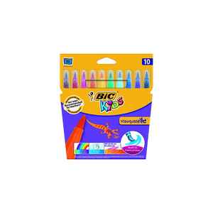 BIC - BİC VISA 10 LU FIRÇA UÇLU KEÇELİ KALEM 8289641