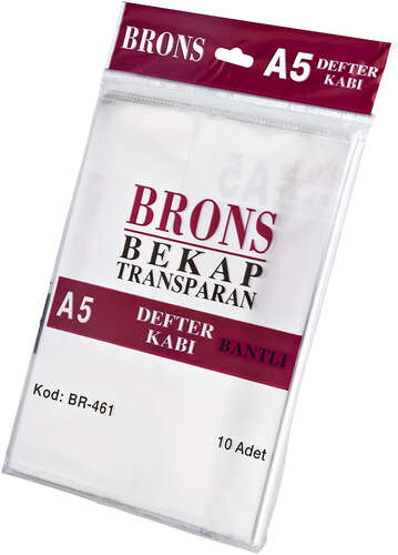 BRONS A5 HAZIR DEFTER KABI ŞEFFAF 10 LU BR-446/443/461