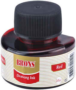 BRONS - BRONS ÇİNİ MÜREKKEBİ KIRMIZI 20 CC BR-319