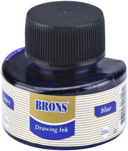 BRONS - BRONS ÇİNİ MÜREKKEBİ MAVİ 20 CC BR-318
