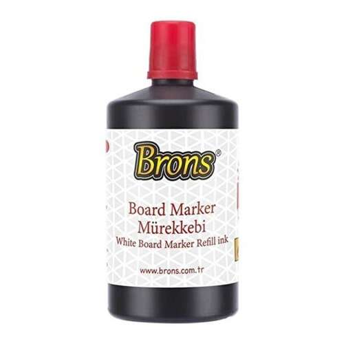 BRONS KIRMIZI TAHTA KALEMİ MÜREKKEBİ 250 cc BR-9152