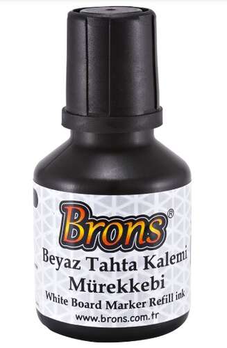 BRONS SİYAH TAHTA KALEMİ MÜREKKEBİ 30 cc BR-350